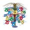 Beistle Pack of 6 Multi-Colored Happy "75th" Birthday Party Cascading Table Centerpieces 18"